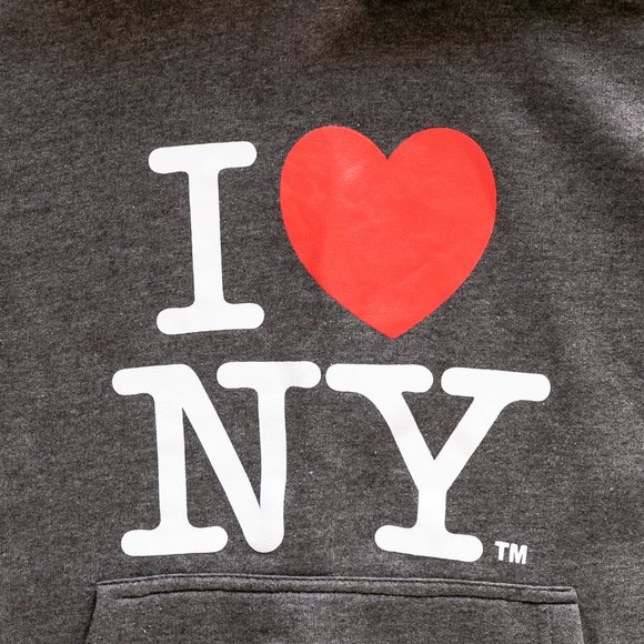 I Love New York Hooded Sweatshirt - Picture 2 of 3